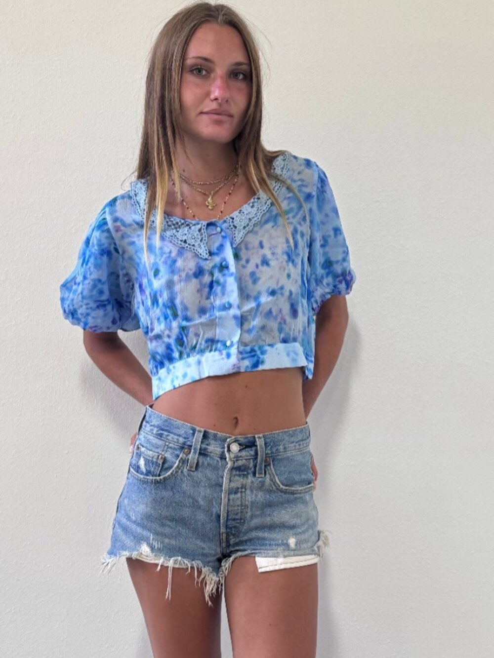 Jen's Pirate Booty NWT Petal Dye Paradise Top